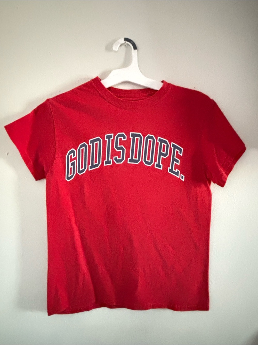 GODISDOPE. Red Graphic Tee - Youth Short Sleeve